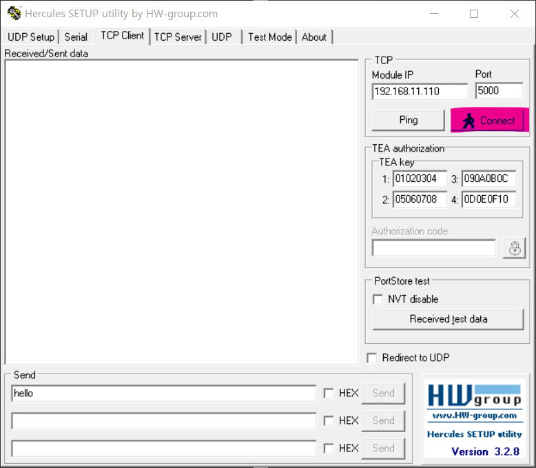 Getting started with W55RP20 circuitpython, Loopback Example