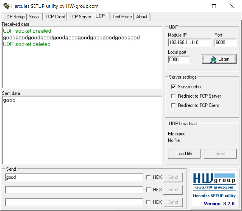 Getting started with W55RP20 circuitpython, Loopback Example