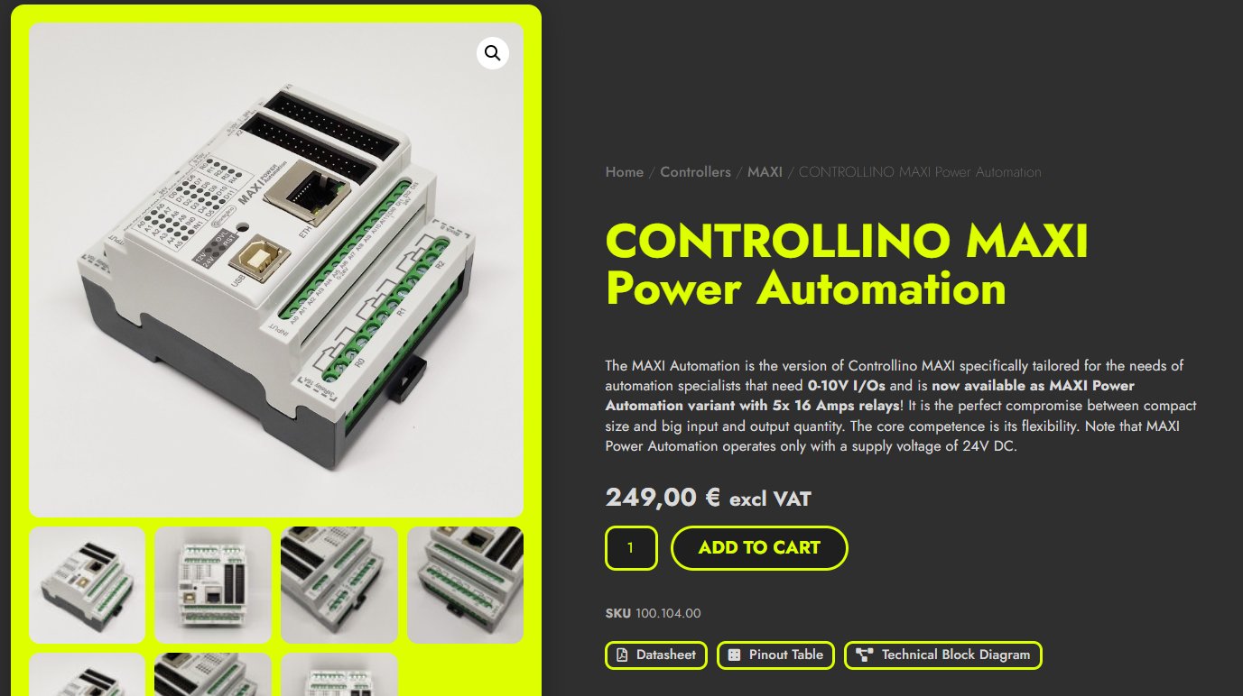 CONTROLLINO MAXI Power Automation