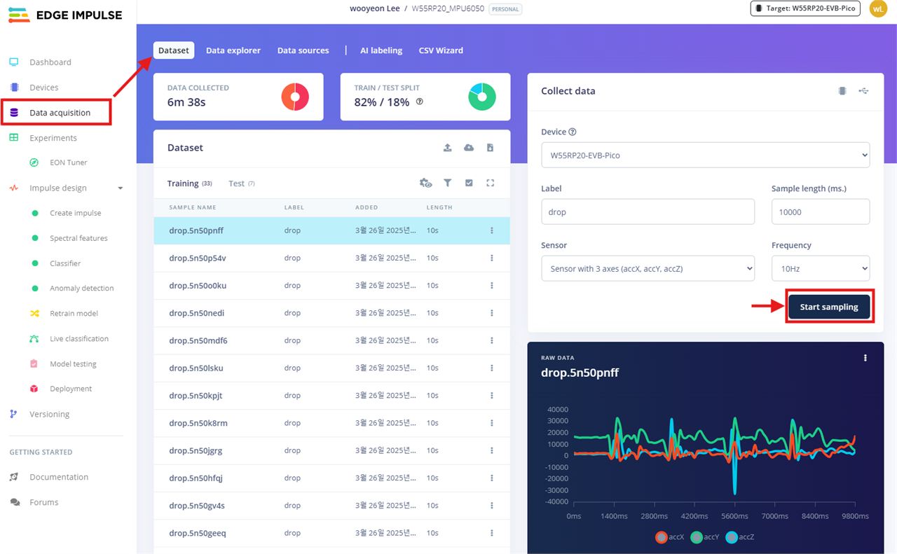 Motion recognition + anomaly detection Guide