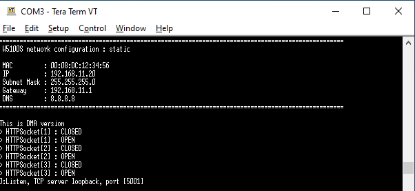 Setup 1. RP2040 + W5100S + ioLibrary (TOE)
