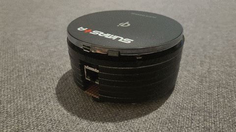 WiZ PoeQi : Internet-connected Wireless Qi Charger, In Action