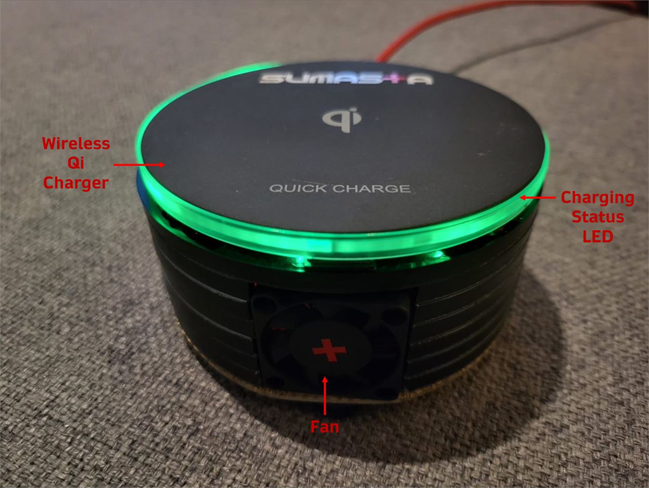 WiZ PoeQi : Internet-connected Wireless Qi Charger, Features