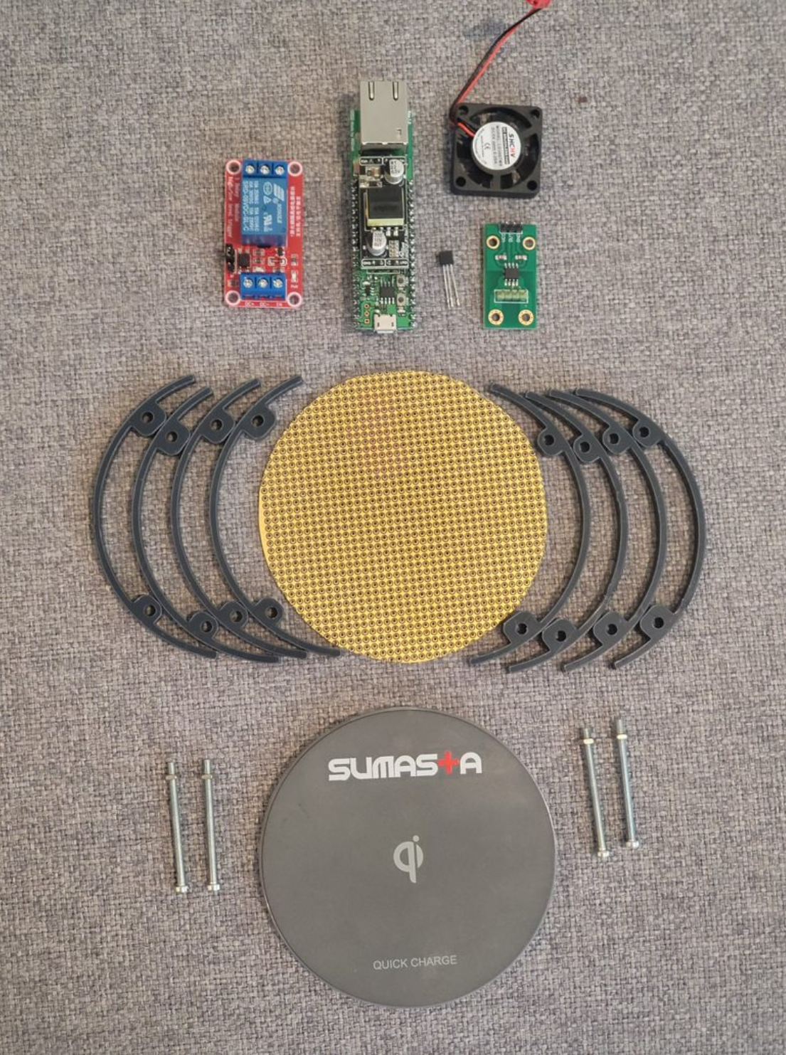 WiZ PoeQi : Internet-connected Wireless Qi Charger, Bill-of-Materials