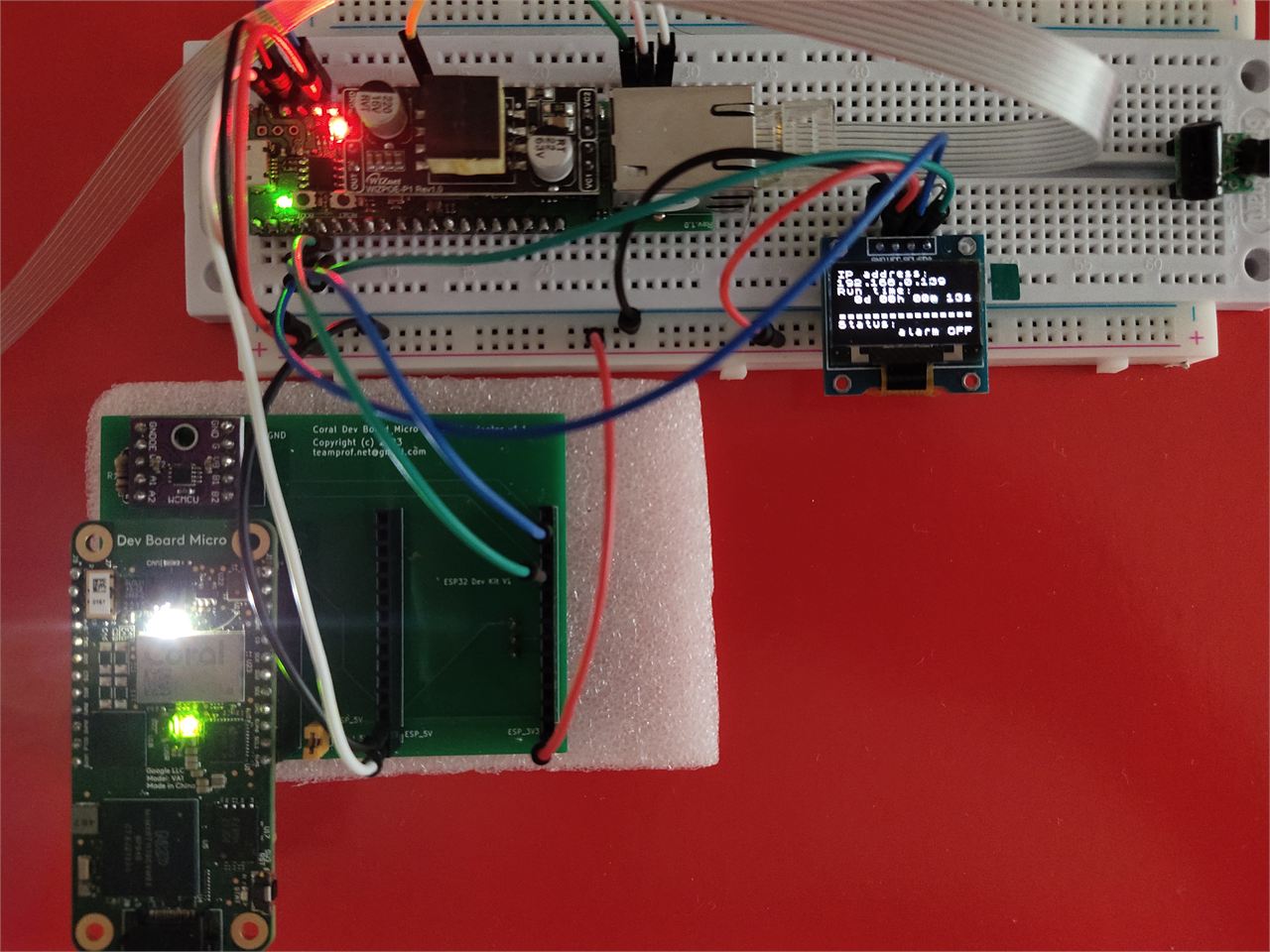 Alarm for deaf with with Surf5, WIZPoE-P1 and Edge ML module, Complete demo