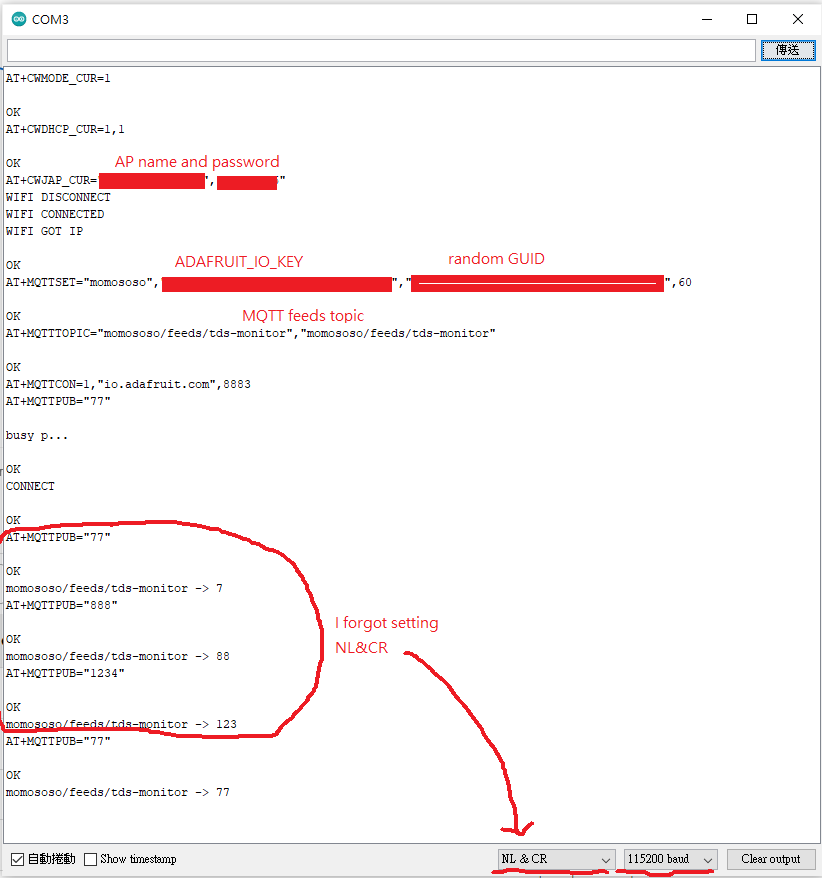TDS monitor, Pretest