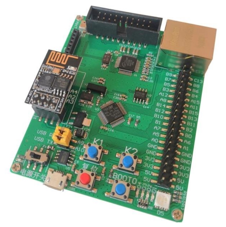 Mqtt IOT Alibaba Tencent Cloud WiFi/Ethernet STM32/ESP8266 w5500 Development Board