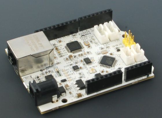 UnoNet Arduino board with Ethernet (Atmega328PA)