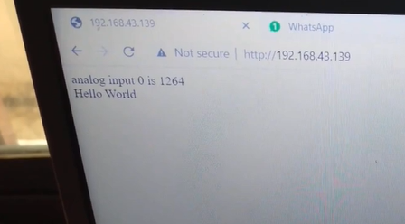Send sensor data on website using WIZnet w5500 and stm32