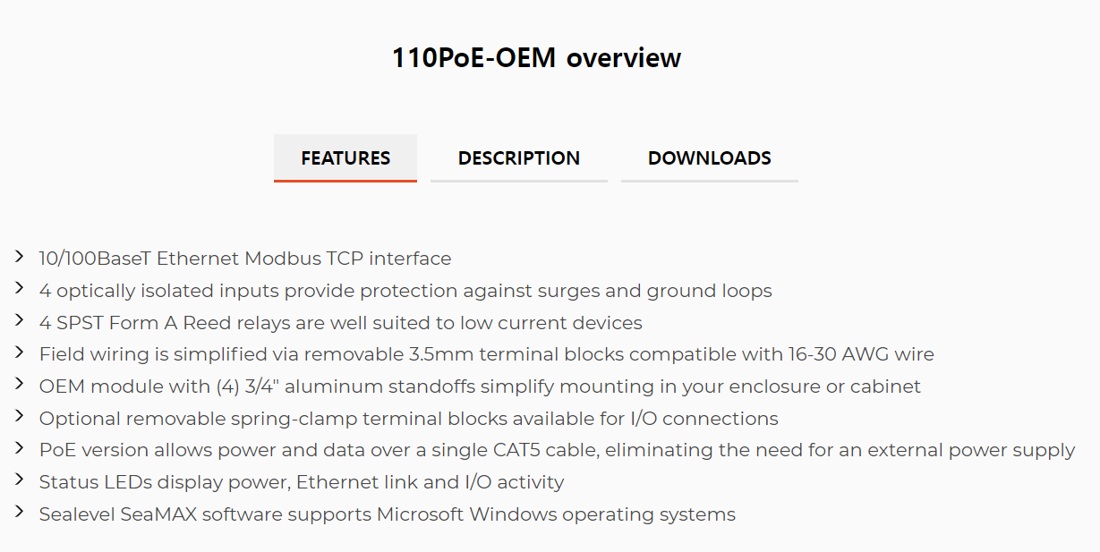 IMPULSE: 110PoE-OEM