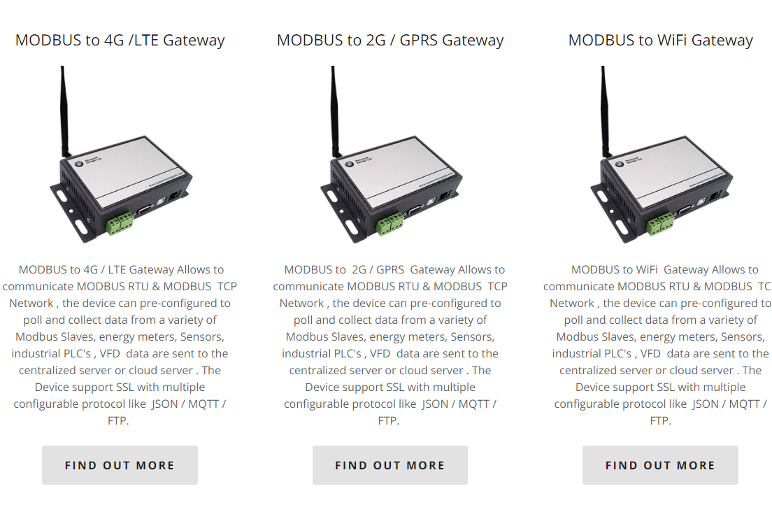 RDL Industrial Data Logger and MODBUS Gateway