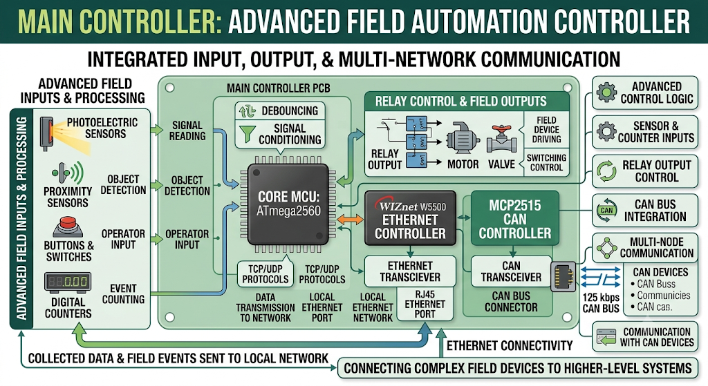 Freshtrack, Main Controller