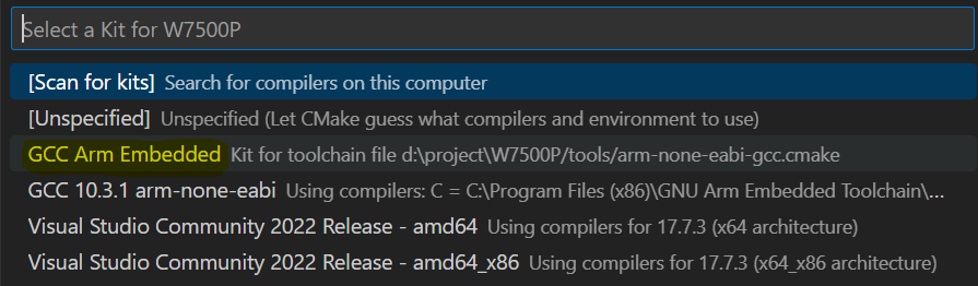 At last, you can make projects using W7500 in VS Code!