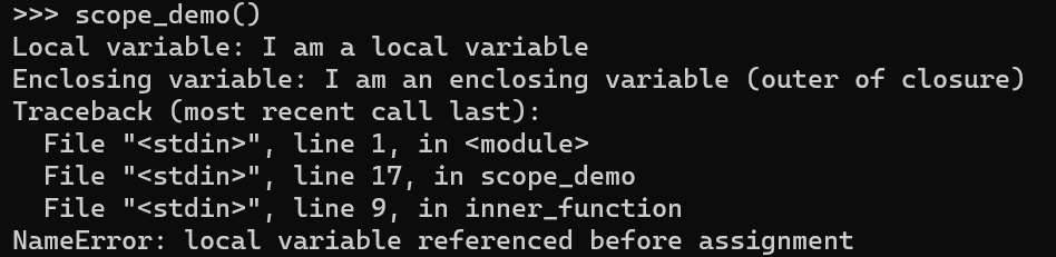 2.5.1 MicroPython Namespaces and Scopes