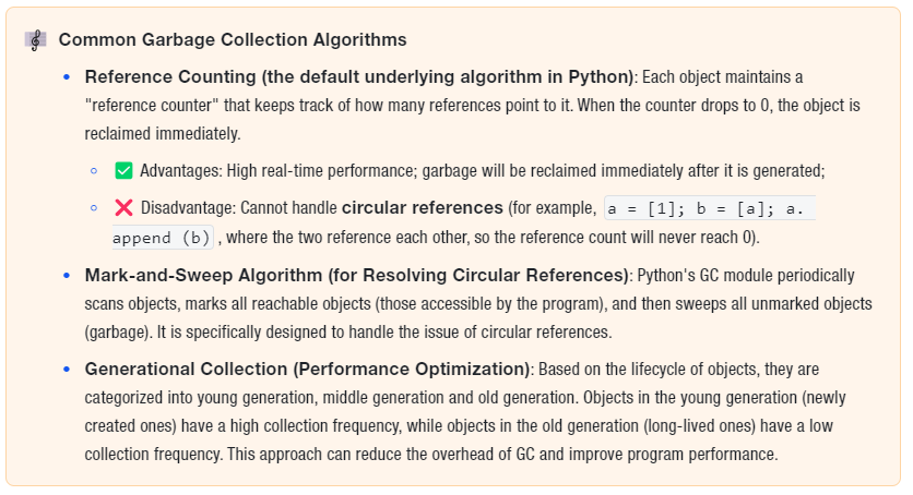2.7 Heap and Garbage Collection Mechanism
