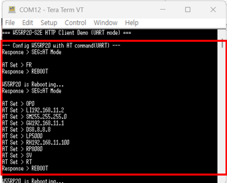 Step 5.1: UART mode
