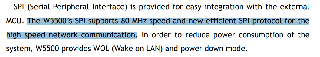 Test plan in -40 to +85 degrees at 80 MHz speed(W5500)
