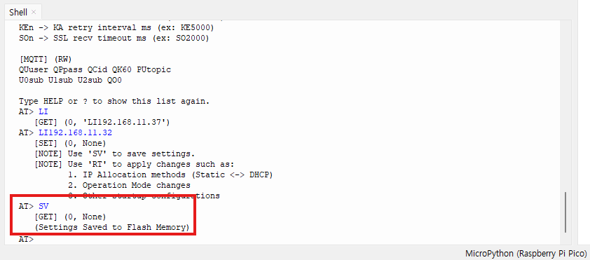 Step 5.1: UART mode