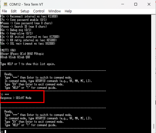 Step 5.1: UART mode