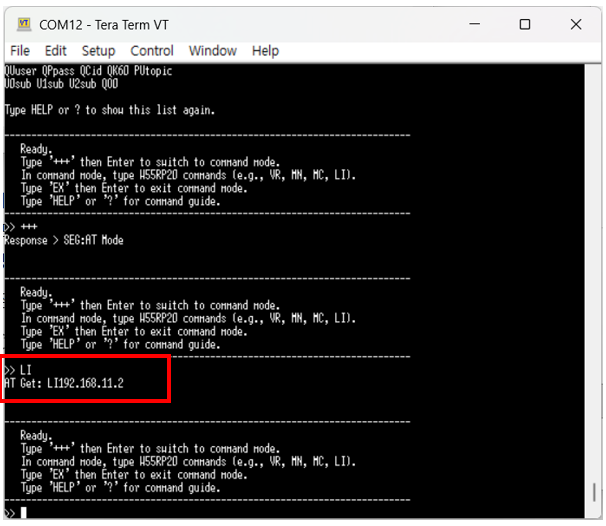 Step 5.1: UART mode