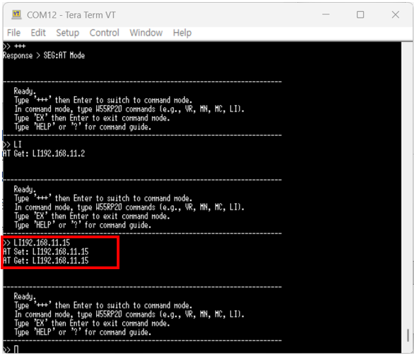 Step 5.1: UART mode