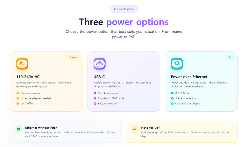 CeilSense, 📌 Features