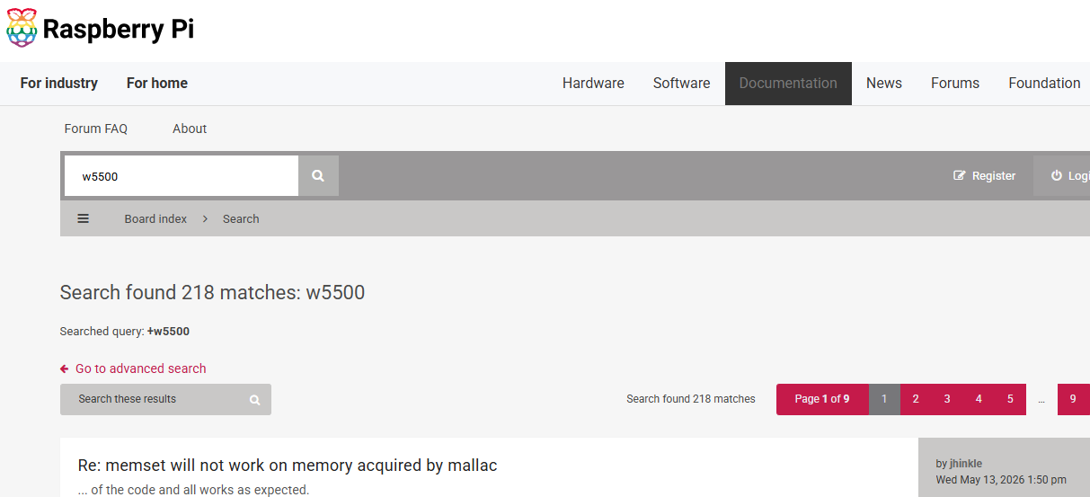 Using W5500 with CM4 + CM4IO board (CM4 + CM4IO 보드에서 W5500 사용하기)