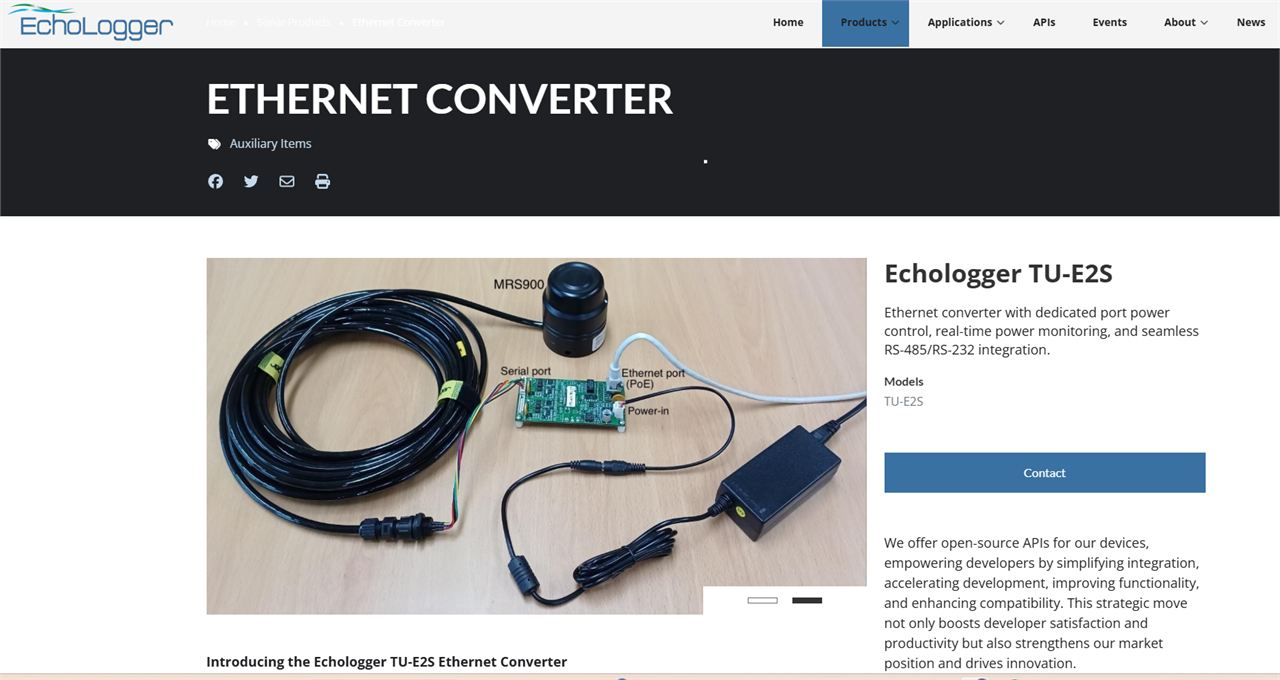 Echologger TU-E2S
