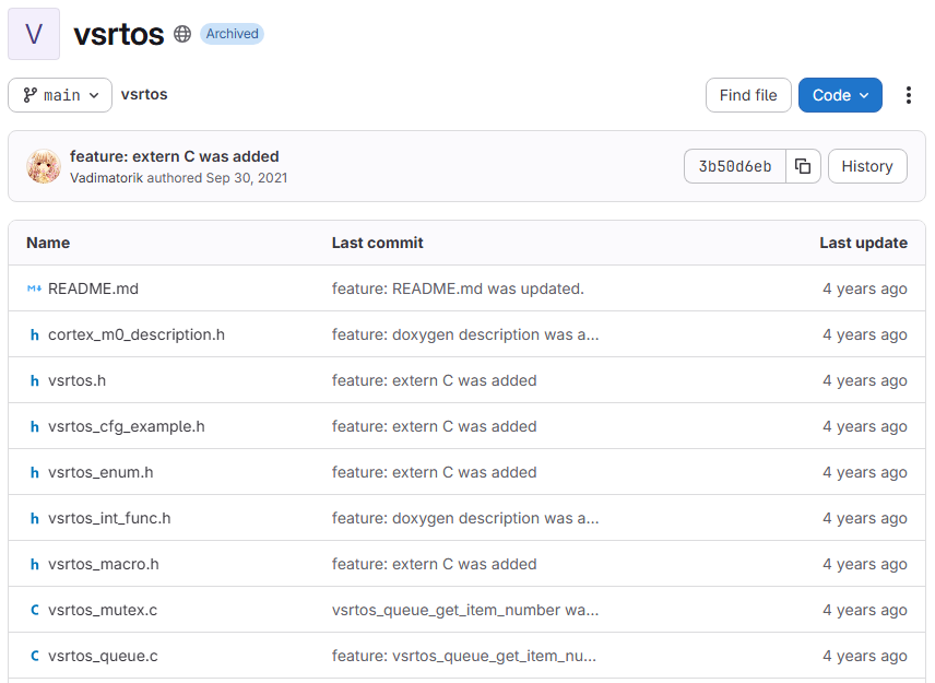 3. 핵심 소프트웨어 기술: 'vsrtos' (Custom RTOS)