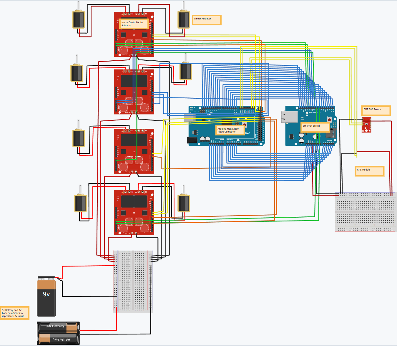 BioSampleBalloon, Circuit Diagram