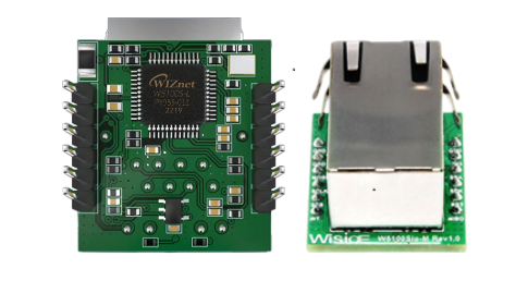 The W5100Sio-M module uses network timed tasks via the SNTP protocol.