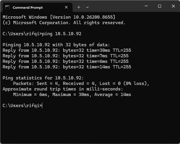 5. Ethernet Communication Using W55RP20-EVB-PICO