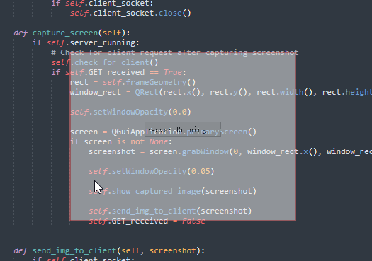 Python on PC side: