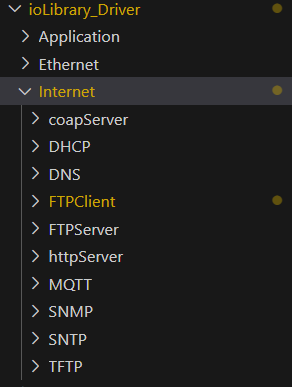 W5500 pico coap server, Project