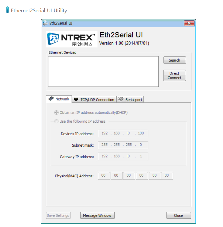 [NTRexLAB] MW Ethernet2Serial