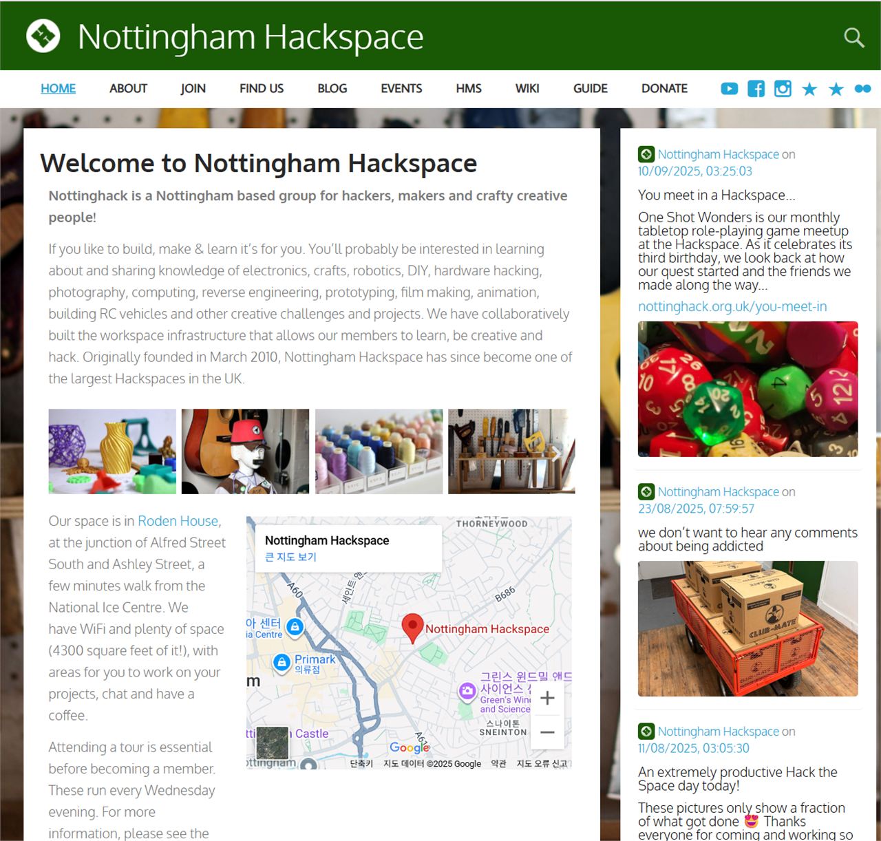 Train Departure Board, Nottingham Hackspace?