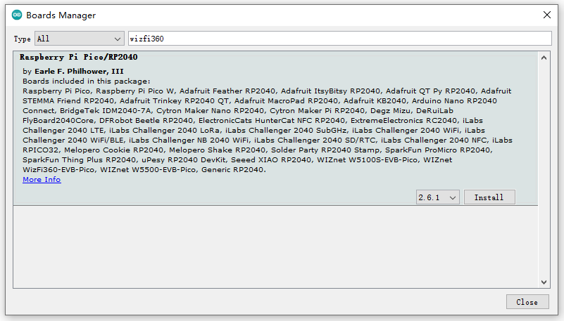 Step2: Install library files and board support in the Arduino IDE;