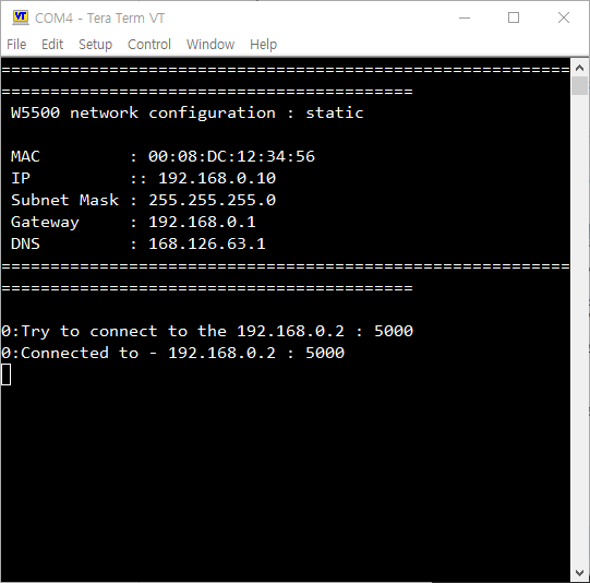 2. TCP client