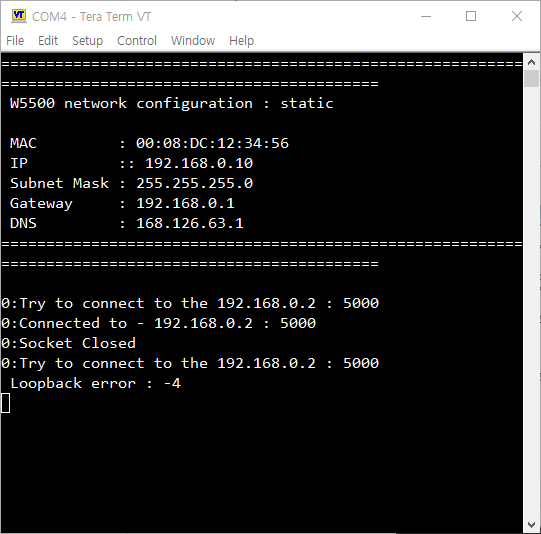 2. TCP client