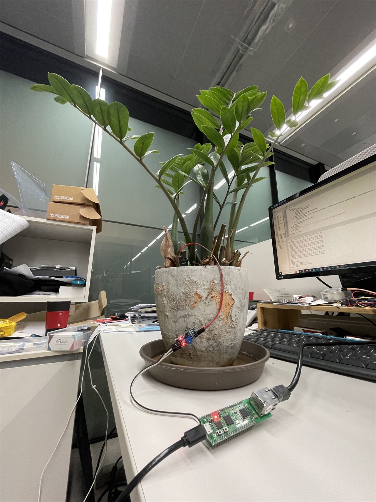How to monitor your plant with W5100S-EVB-Pico, The code