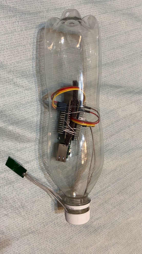Put boards into PET bottle