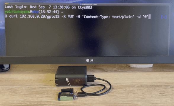 Ported "RESTuino" that flickers LED with RESTfull API to Raspberry Pico