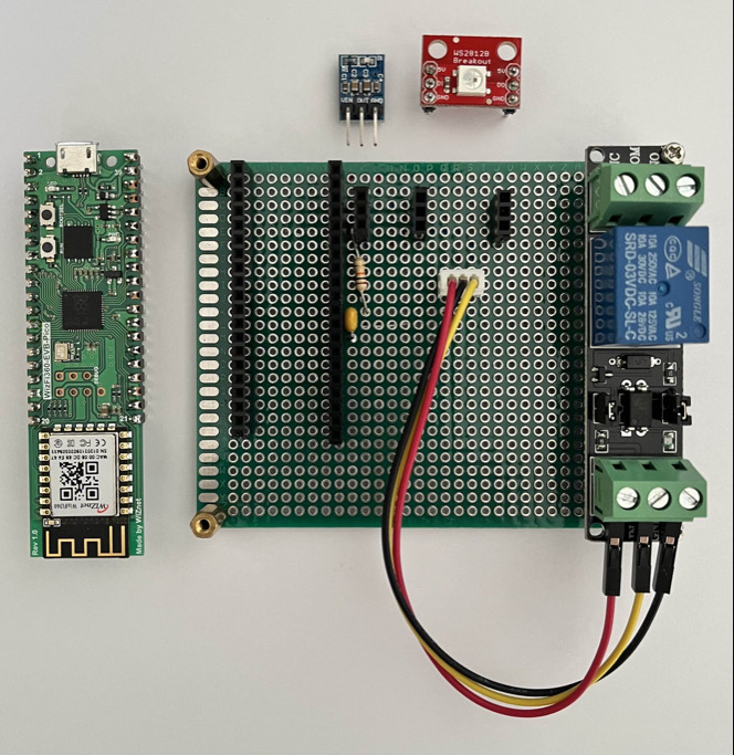 Tank Level Control using WizFi360-EVB-Pico and AWS Services, Hardware details