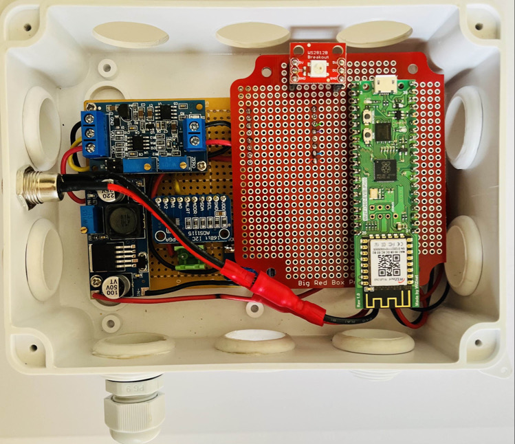 Tank Level Control using WizFi360-EVB-Pico and AWS Services, Hardware details