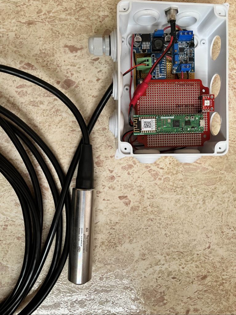 Tank Level Control using WizFi360-EVB-Pico and AWS Services, Hardware details