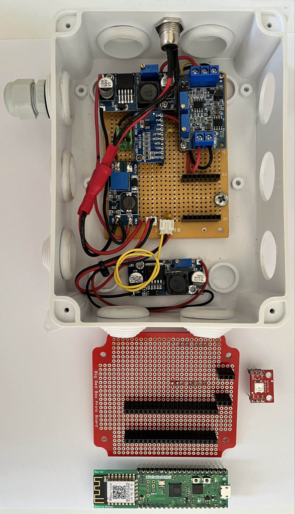 Tank Level Control using WizFi360-EVB-Pico and AWS Services, Hardware details