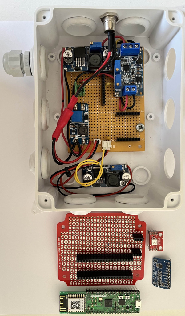 Tank Level Control using WizFi360-EVB-Pico and AWS Services, Hardware details