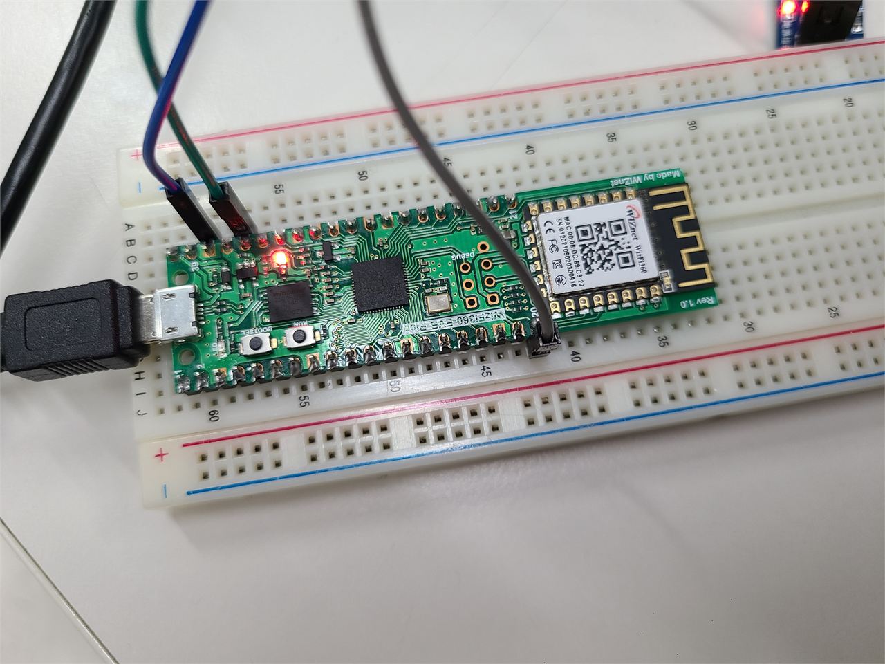 2.4. Turn on the built-in LED