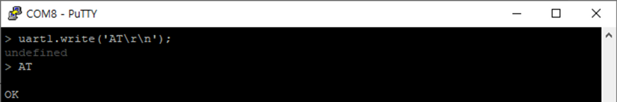 3.2.1. Test AT Startup