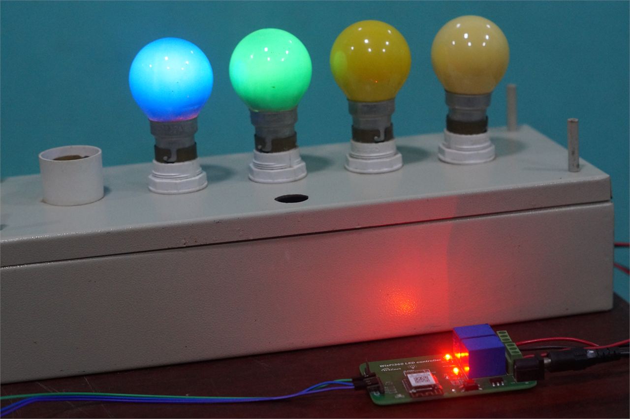 WizFi LED controller PCB